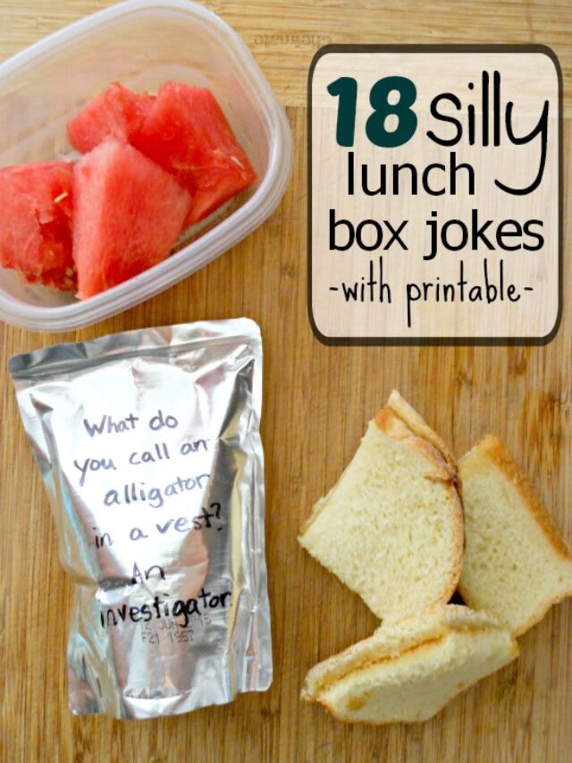 lunch box jokes for kids (with printable)